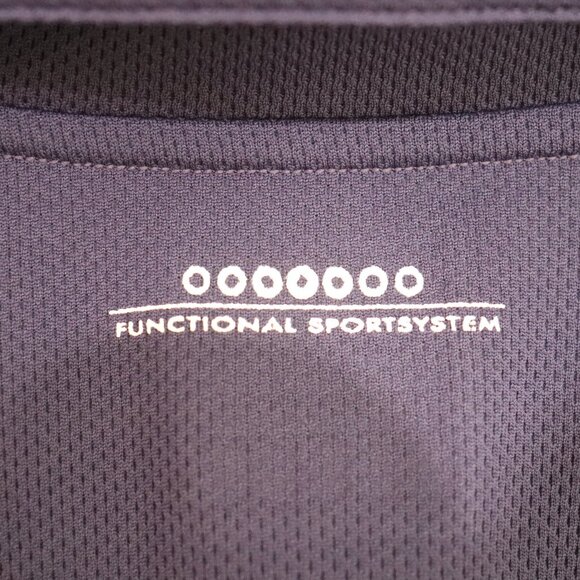 Descente 1/4 Zip Training Polo Navy Asian Size M (US Size S) Navy - Picture 4 of 6